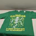 Electrician, I'm an Electrician If I Dance Without Music T-Shirt,  size: Medium