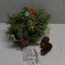 Waipfaru Christmas Decorations, 5.9FT Christmas Garland with Lights, Prelit Lighted Christmas Greenery Cedar Garland Cypress for Home Table Mantel Stair Railing Indoor Outdoor Xmas Decor (1Pcs)