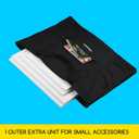 MEEDEN Soft Art Portfolio Bag: 24 x 36 Inch Black Art Canvas Portfolio Case - Waterproof 600D Oxford Carrying Storage Case for Artwork, Poster, Sketching, and Drawing