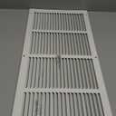 24"W x 10"H [Duct Opening Size] Steel Return Air Grille, Air Return Vent Cover for Ceiling and Sidewall - HVAC Air Vent Covers - [Outer Dimensions: 25.75"W x 11.75"H]