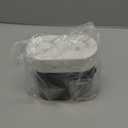 Boperzi Dustproof Cover Toothbrush Holder Wall Mounted Automatic Dispenser for Shower Bathroom Set with 2 Toothpaste Squeezers(No Electric, No Light) (Black)