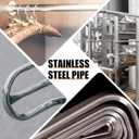 5Pcs 1/4"6.3mmODx12"(305mm) 304 Stainless Steel TubeRound Metal Tube Thickened Pipe Wall & Weldable Tubing, for Pipe for Industry, DIY, Furnishing,Decoration,Crafts Model(1/4OD*12", 5)