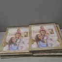 Giftgarden 8x10 Picture Frame Distressed Beige White Set of 12, Multi Rustic Wood Grain 8 by 10 Photo Frames Bulk for Wall or Tabletop Display