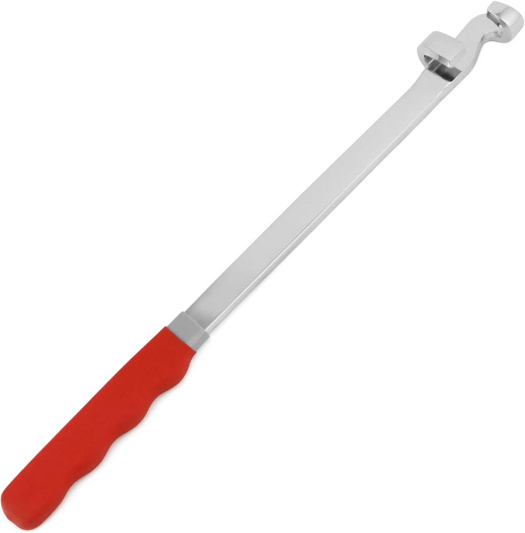 QWORK Wrench Extender Tool Bar - 15" Torque Adaptor Wrench Extension, Drop-Forged Alloy Steel Breaker Bar