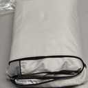 4 Pieces 73x110cm Waterproof Car Wheel Protector Tire Covers Silver 210d Universal Outdoor Snow Sunproof Tire Storage Bags for SUV and Trailer