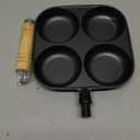 4-Cup Egg Pan Nonstick,Nonstick Pancake & Omelette Pan, Breakfast Omelette Skillet for Fried Eggs Cooker, Pancakes, Compatible with Gas Stove & Induction Cooktop