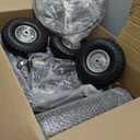 Garvee Garden Hose Reel Cart with Wheels, Hold Up to 300 ft of 5/8" Hose