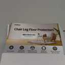 Upgraded Silicone Chair Leg Floor Protectors for Hardwood Floors, Furniture Sliders, Felt Bottom Furniture Pads, Round&Square Cap Covers to Scratch and Reduce Noise, Transparent, 24pcs (Universal Medium(Fit:1.18"-1.57"))