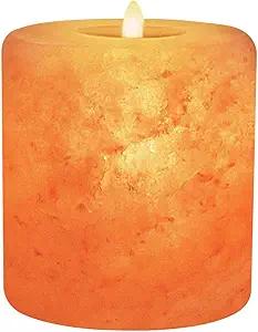 Generic Himalayan Pink Salt Candle Holder 4 inches, Cylinder shape.