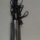 Conair Instant Heat Curling Iron Brush, 1 1/4-Inch Barrel Curling Brush for Short Hair, 30-Second Heat-Up with 25 Heat Settings for All Hair Types, Black