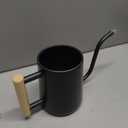1 Litre Watering Can: Indoor Watering Can Black Stainless Steel Watering Can Watering Can Small Long Spout Watering Can for Outdoor Plants, Succulents Garden Watering Can, Potted Plants Indoor