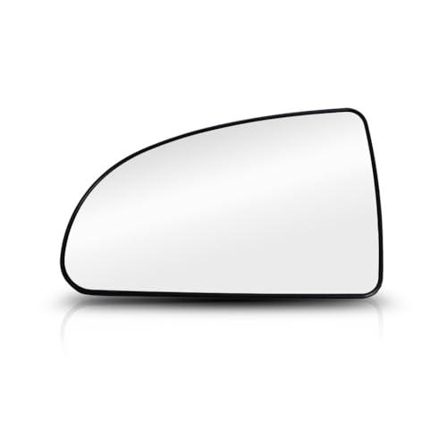 For Chevy Cobalt 2005 06 07 08 09 2010 Mirror Glass Driver Side | Non-Heated | Coupe/Sedan | w/Backing Plate | Flat Glass Type | Replacement For 15263098 | GM1324116