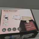 BUSHIPIN Body Sculpting Machine Electric Cellulite Massager 3 Pads, Handheld Full Body Massage Machine for Back/Abdomen/Butt/Leg/Arms Deep Massage Relax with Rotaion Vibration Body SPA (White)