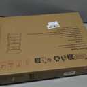 Small Round Side Table for Living Room with Storage Basket Small Space Saving End Table 3-Tier Nightstand Couch Corner Stand Bedroom, Garden and More 24in Tall Matte White (11.81" Dia)