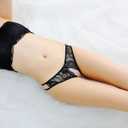 Sexy G StringThongs for Women Naughty Low Rise Panties Floral Lace Briefs Underwear (XL)