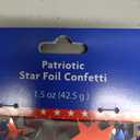 6 x Holiday Home Patriotic Star Foil Confetti