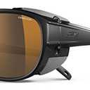 Julbo Explorer 2.0 Sunglasses, Black Matte/Gray Frame, REACTIV 2-4 Polarized Brown Lens w/Silver Mirror
