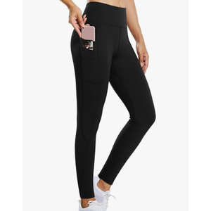 Women's Fleece Lined Leggings Water Resistant Thermal Winter Warm Tights High Waisted with Pockets Running Gear Size XXL