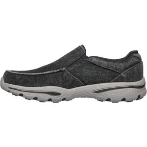 Skechers Men's Creston-MOSECO Moccasin, Charcoal, 7.5 Wide US