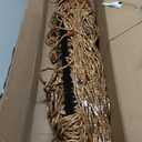vidaXL Bamboo Door Curtain Fly Insect Mosquito Screen Room Divider partition 35.4"x 78.7" Brown for patios, Balconies, and Apartments -