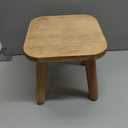 Wooden Step Stool for Adults Step Stool for Toddlers Plant Stool Small Wooden Stool with Four Detachable and Assembled Legs Nicely Balanced (Classic 9.3inch)