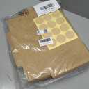 60 pcs Bakery Boxes with Window, 6 x 6 x 3 inches, Kraft Cookie Boxes Pastry Boxes for Baked Goods (Brown)