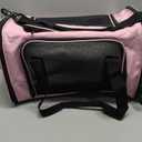 Henkelion Pet Carrier for Small Medium Cats Dogs Puppies up to 15 Lbs, TSA Airline Approved, Soft Sided, Collapsible Travel - Pink (17.0"L x 11.0"W x 11.0"H)