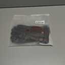 Aegend Leather Gloves for Men, Soft Warm Lining Full Hand Touchscreen Winter Gift Thermal (Medium, Black - Genuine Leather)