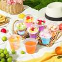300 Pack 9 oz Clear Plastic Dessert Cups with Dome Lids Disposable (EXP 10/29/26)