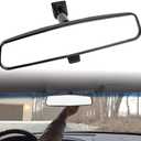 Amazon.com: YzusGomumu Car Rear View Mirror Reverse Mirror Compatible With 1972-2018 Jeep Wrangler Compass Patriot Cherokee Dodge RAM Charger Dakota Challenger Toyota KIA Hyundai Ford Replaces 8993023K 8993-023K : Automotive