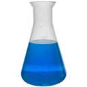 Plastic Erlenmeyer Flask Set - 3 Sizes - 50, 250, and 500ml, Karter Scientific 230C9