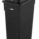Winco Plastic Trash Can Cover, Black, 23-Inch