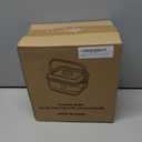 Divided Chilled Serving Tray for Parties,Ice Chilled Party Platter,Ice Serving Bowl with Lid and Handle,Charcuterie Serving Board,Cold Dish Dip for Fruit Seafood Vegetable Shrimp Cocktail Appetizer... (White)