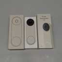 Google Nest Doorbell (Wired, 3rd Gen) - 2K Video and Gemini, Live View, Night Vision, 2-Way Audio - Works with Google Home - 2025 Model - Linen