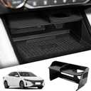 smabee Center Console Organizer for Nissan Sentra 2020-2026 Accessories Interior ABS Center Console Organizer Storage Box Tray Insert Black