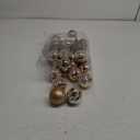 2.36" Christmas Ball Ornaments Brown Small Shatterproof Christmas Tree Decorations Xmas Tree Christmas Ornaments Balls with Hanging Loop for Halloween Wedding Holiday Party Wreath Home Decor