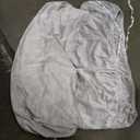 Fitted Sheet Microfiber, Brushed Finish, Wrinkle, Fade, Stain Resistant, One Fitted Bed Sheet (Large, Grey)