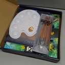 koseibal Acrylic Paint Set - Art Painting Supplies Kit for Kids & Adults with 24x22ml Acrylic Paints, 8 Brushes, 1 Painting Pad & Palette - Idea Gift Painting Kit for Student (24color+34pcs)