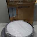 16Inch LED Ceiling Light Fixtures, Flush Mount Light Fixtures 50W, 5CCT Adjustable 2700K 3000K 4000K 5000K 6500K, Close to Ceiling Light for Kitchen Hallway Bathroom Kitchen Bedroom Black 2 Packs