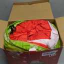 COMIN 9 FT Animated Christmas Decorations Santa Inflatables, Outdoor Christmas Santa Claus Carry Gift Bag&Shaking Hand Blow Up Yard Built-in LEDs for Indoor Xmas Party Garden Lawn Decor