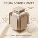 Laundry Hamper with Lid, 70L Laundry Basket with Bag,Beige