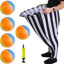 Granny Pants Yard Game, Oversized Granny Pants Outdoor Games,Giant Stretchy Pants, Fun Tossing Games Props for Outdoor Parties, Group Gatherings, Adults and Family (Black and White)