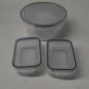 60 PCS Food Storage Containers with Lids Airtight, (30Lids & 30 Containers) Leak proof Containers Set for Kitchen, Meal Prep, BPA-Free, PVC-Free Plastic, Microwave/Dishwasher Safe, Extra Labels & Pen