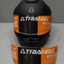TRIANGLE Motorcycle Helmets Full Face Motorcycle Helmet for Men & Women with Tinted and Clear Visor Meet Dot Approved