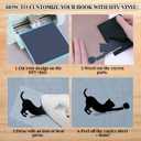 Book Binding Cloth Kit, Includes 12''x16'' Bookcover Cloth Fabric 24 Decorative Corners 3 Iron on Vinyl Sheets Bone Folder Tools, Backing Paper,for Old Book DIY Craft Supplies(Rust Color)