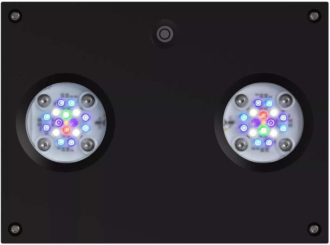 AquaIllumination Hydra 32 LED Aquarium Light - Full Spectrum Lighting for Coral Growth, Wireless Control, High PAR Output, Energy Efficient - for Saltwater Reef Tank Aquariums - Black