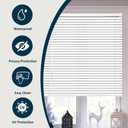 BLINDLYHOME Cordless 1" Vinyl Mini Blinds for Indoor Windows24" W x 36" L