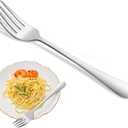 Dinner Forks,8-Piece 8 Inches Stainless Steel Table Fork,Dishwasher Safe Flatware Forks,Food Grade Mirror Polishing Silverware Main Fork For Home,Restaurant Or Hotel