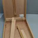 Falling in Art Wooden Tabletop Easel, Solid Wood Sketchbox Desktop Easel for Painting, Portable Art Drawing Easel for Beginners and Professionals