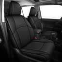AOMSAZTO Custom Fit Seat Covers for Toyota 4Runner 2011-2024 Full Set Car Seats Cover for 4Runner Accessories Black(5 Seats Model Only)